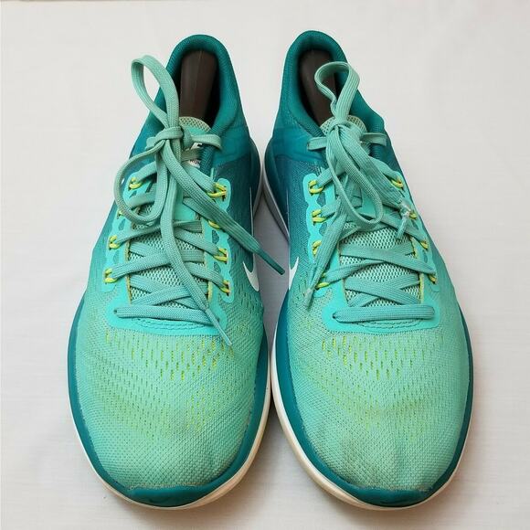 Nike Women's Flex 2016 RN 830751-300 Hyper Turquoise Running Shoes Lace Up Sz 8 - Picture 5 of 12